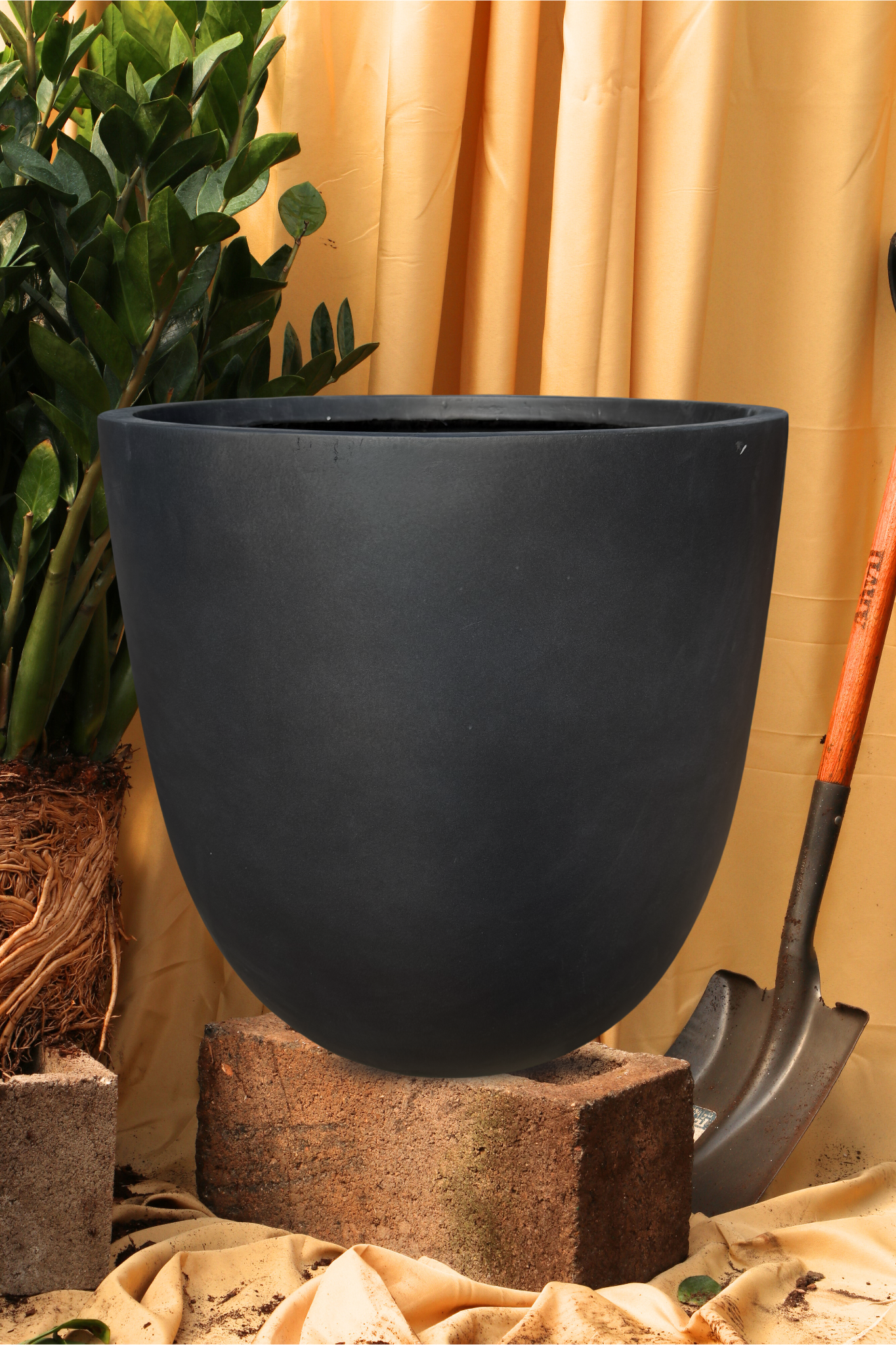 Cona Fiberglass Planters (