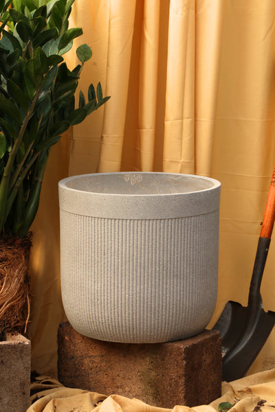 Weaves Fiberglass Planter (#955)- Fits 10", 14" 17"