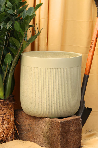 Weaves Fiberglass Planter (#955)- Fits 10", 14" 17"