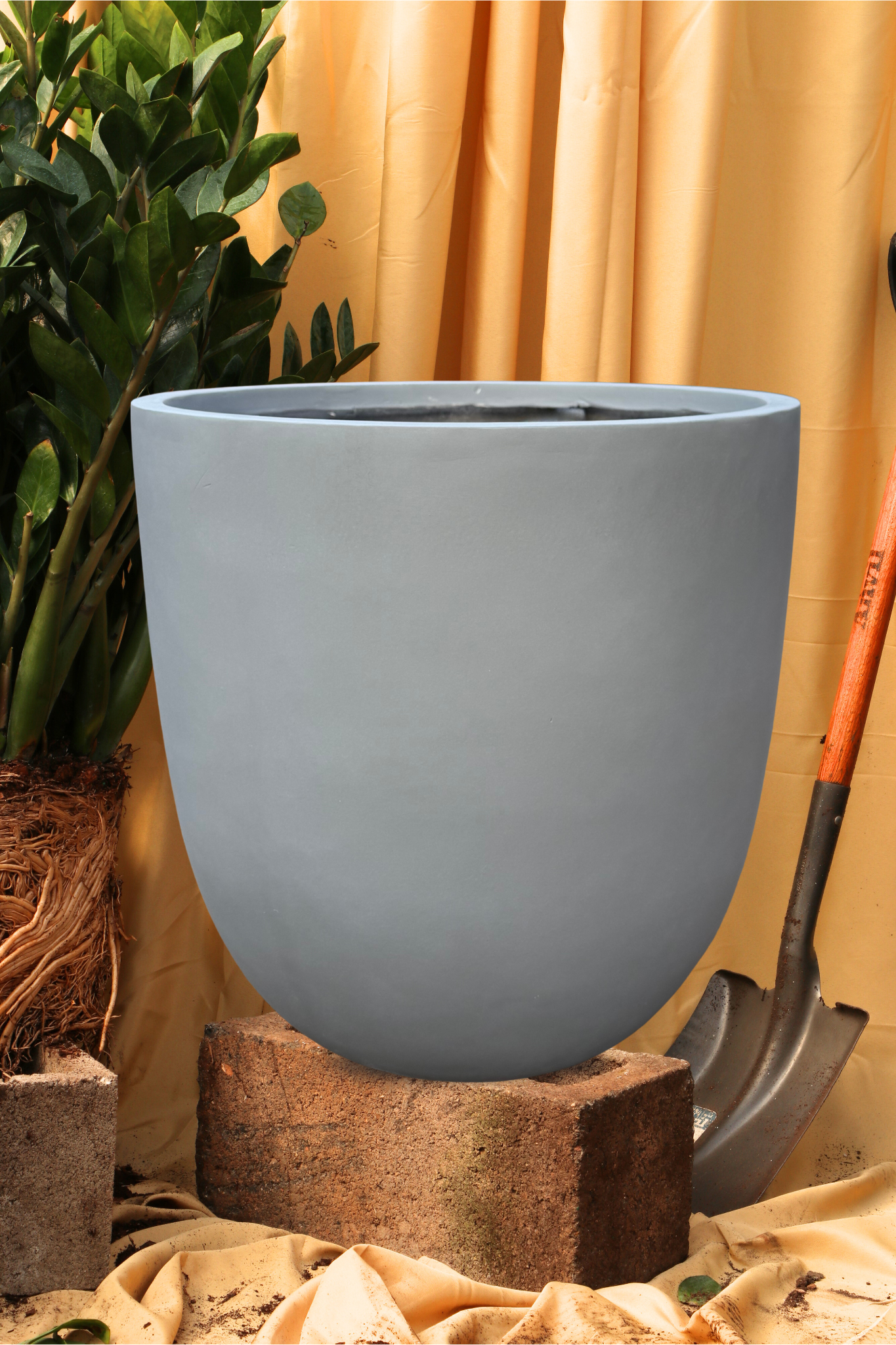 Cona Fiberglass Planters (
