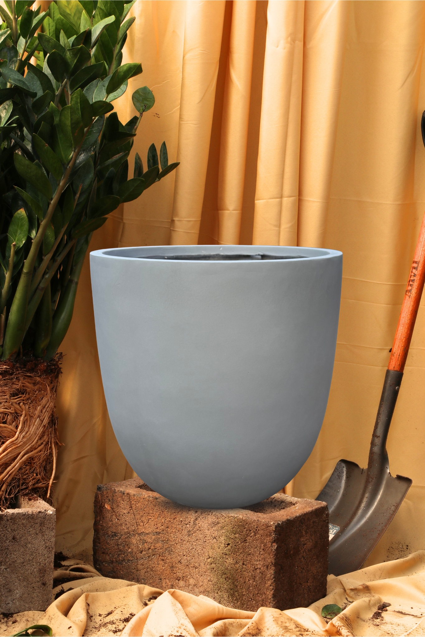 Cona Fiberglass Planters (