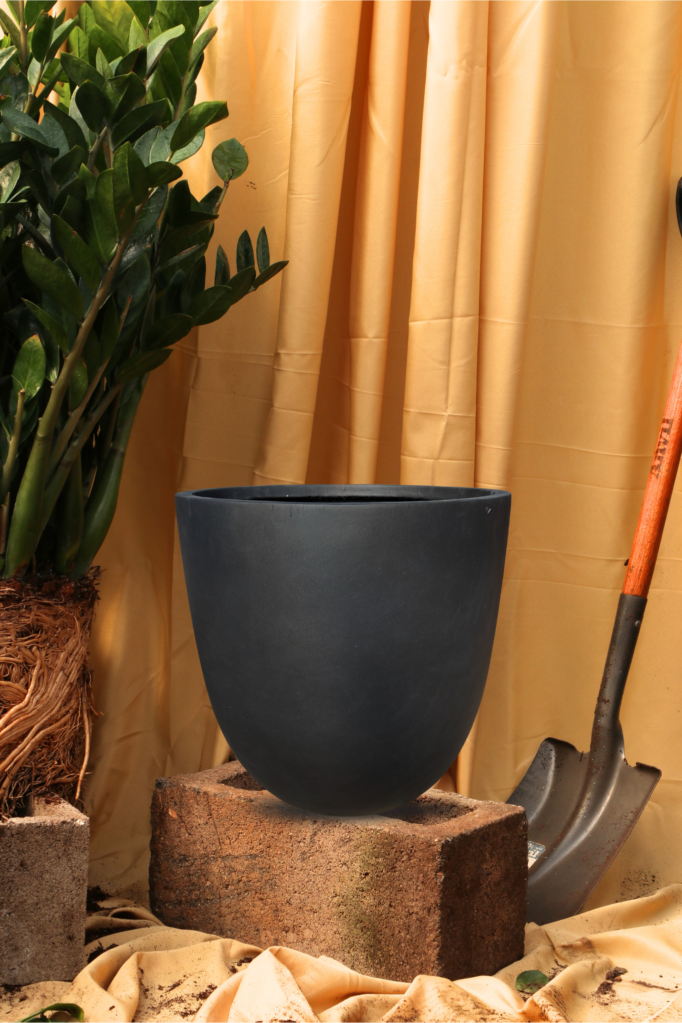 Cona Fiberglass Planters (