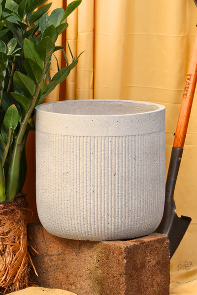 Weaves Fiberglass Planter (#955)- Fits 10", 14" 17"