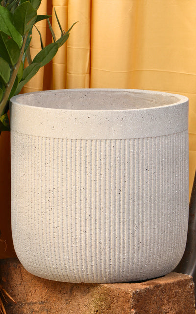 Weaves Fiberglass Planter (#955)- Fits 10", 14" 17"